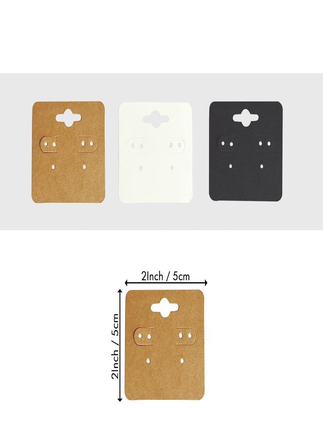 DEEPTAGS Jewellery Display Cards Tag for Necklace, Jewelry, Bracelet in Black|Brown|White, 300 PCS - Image 3